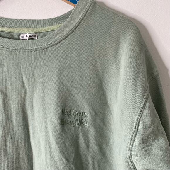 REVOLVE WELLBEING + BEINGWELL Washed Loden Green Sur Goldie Cotton Sweat Set - Picture 4 of 16